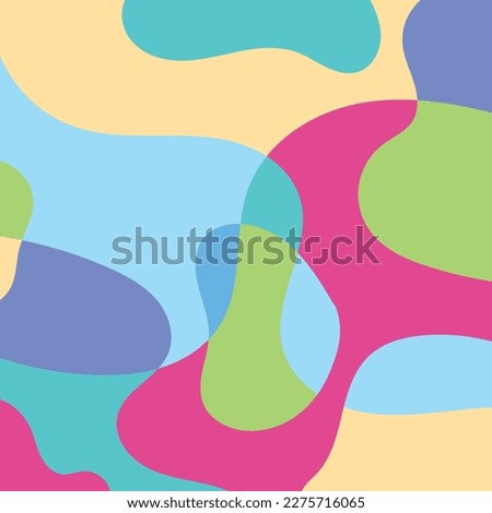 Colorful Abstract Shape Background Vector
