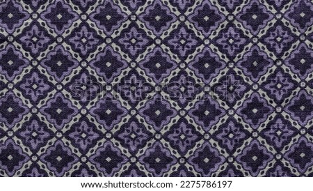 70s vintage retro shirt pattern purple white square fabric background