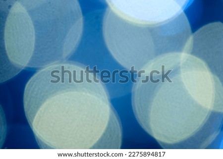 Abstract photo with bokeh blue and cyan circles