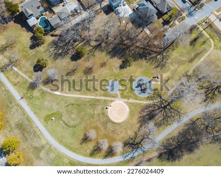 Aerial view of the Tulsa Maple Park at Oklahoma
