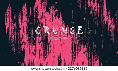 Abstract Pink Grunge Texture In Black Design Background