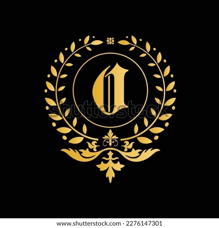 O Letter Royal Luxury Logo template in vector art for Restaurants, Royalty, Boutiques, Cafe, Hotel, Heraldic, Jewelry, Fashion and other vector illustration.