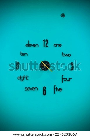 Modern style wall clock for room decoration 