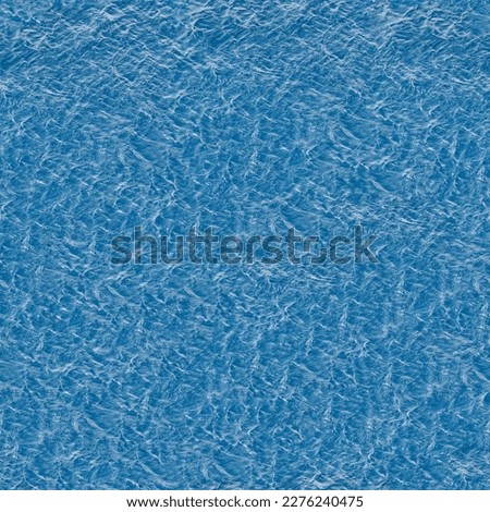 Seamless Ocean Waves Texture. The Blue, Transparent, Clean, Moist Surface of the Sea With Waves. Aesthetic, Abstract Background for Design, Advertising, 3D. Empty Space for Inscriptions. 