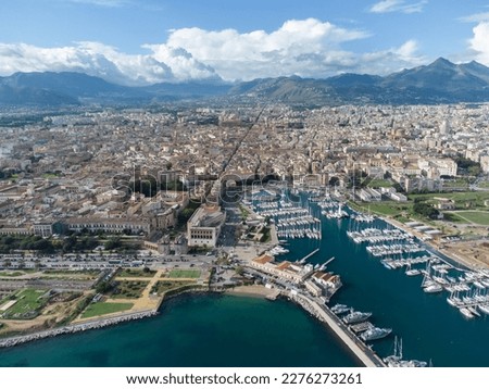 palermo addaura seen from the drone Royalty-Free Stock Photo #2276273261