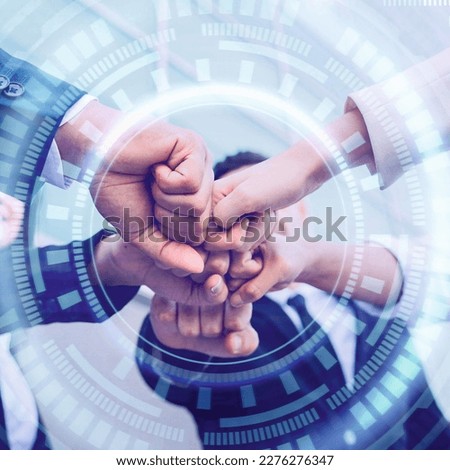 close up of team with business concept Royalty-Free Stock Photo #2276276347