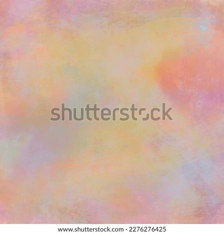 Illustrated colorful art banner for background and framing for decorative art for decoration, greeting cards, banners, paper art, stationary, party paper. Soft pastel colors with gradients,