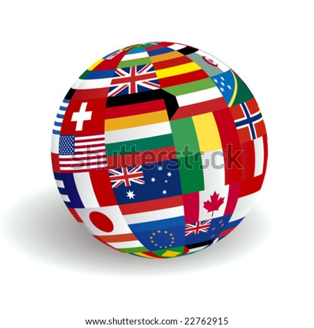 VECTOR Global world flags