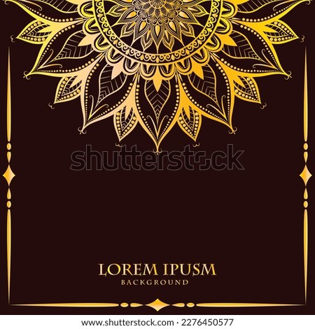 Luxury Mandala background isolated on red background, decoration elements for wedding cover cover page, invitation card design, yoga poster, meditation poster design, mandala art illustration vector