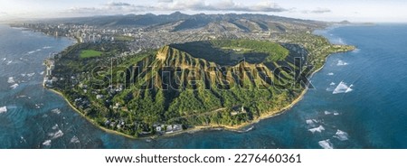 Diamond Head crater in Oahu Royalty-Free Stock Photo #2276460361