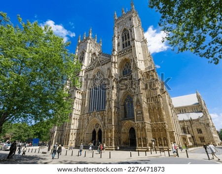 York minister the largest gothic cathedral United Kingdom Royalty-Free Stock Photo #2276471873