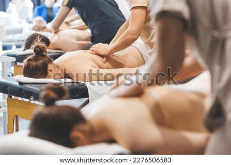 Natural massage for beautiful woman. Concept of body self care. Professional Spa massage. High quality photo