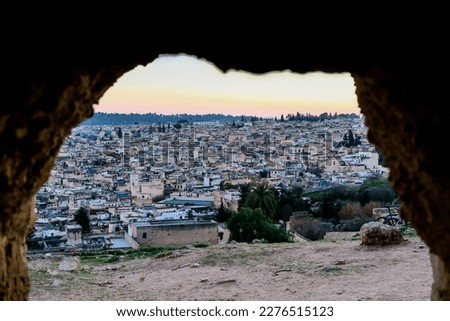 View of Medina in fes morocco, beautiful photo digital picture