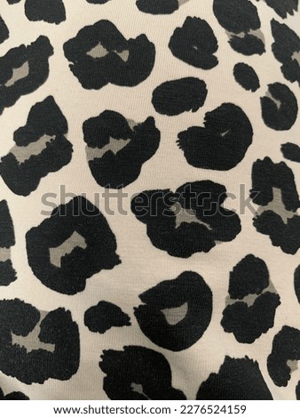 Leopard print background textured material