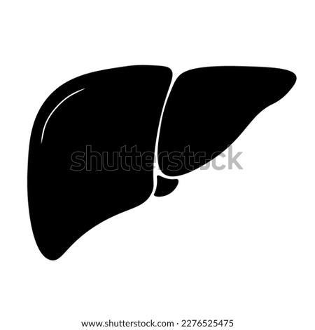 Liver icon in trendy flat style. Symbol for your web site design, logo, app, UI Royalty-Free Stock Photo #2276525475