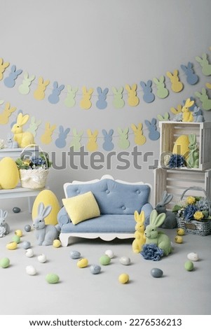 Easter background for a photo shoot. Easter photo session. Easter mini-session. Background for newborn