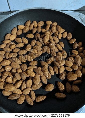 Roasted almonds make good snacks