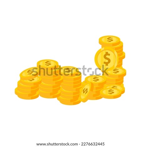 dollar medal banknote for clip art, gold dollar coin banknote money isolated on white, banknote money icon, bank note and medal dollar golden money for symbol infographics, dollar money illustration
