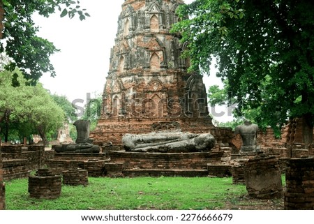 An ancient temple with a long history in Phra Nakhon Si Ayutthaya Province