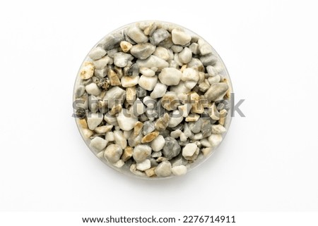sample of stone chips, pavements for footpaths and sidewalks. High quality photo