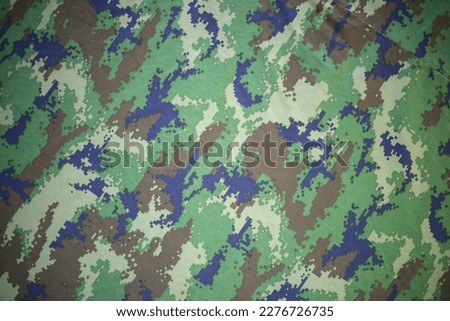army green camouflage Seamless vector print Military camouflage for clothing or printing.
