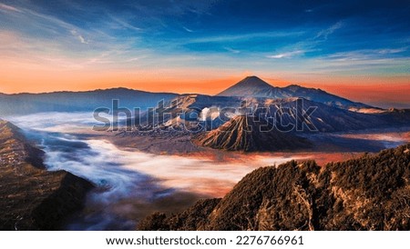Mountain Bromo Desktop Wallpaper Hd, volcano, cloud - sky, land Royalty-Free Stock Photo #2276766961