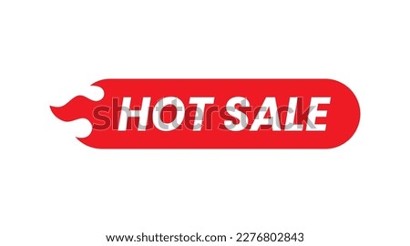 Hot sale tag vector. Hot sale symbol Royalty-Free Stock Photo #2276802843
