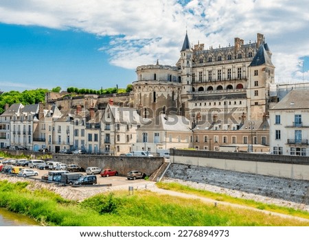 Amboise castle in Loire valley, France Royalty-Free Stock Photo #2276894973