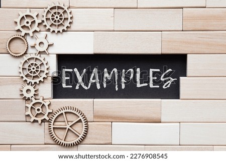Examples, Business Concept. Stack of books and pencils on the wooden table Royalty-Free Stock Photo #2276908545