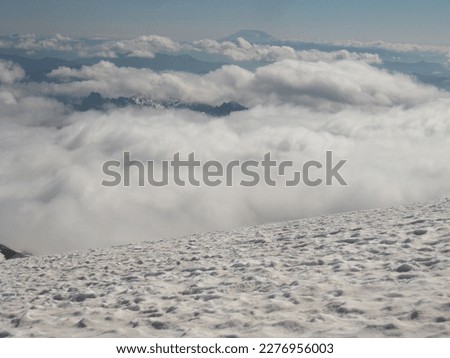 Snow above the Clouds, Climbing Mount Rainier