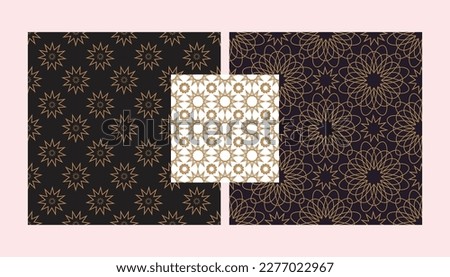 Arabic damask seamless pattern, ornate template background design pattern fills, web page background, covers, fabric, surface textures Vector islamic vintage fasion art illustration