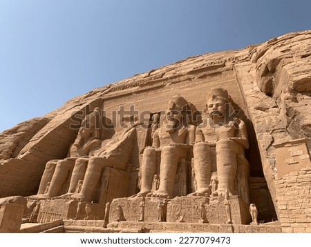 the temple of abu simbel, egypt Royalty-Free Stock Photo #2277079473