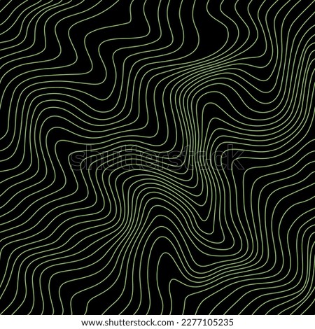 Abstract Weather Map Background with Lines. Vector  Topographic Seamless Pattern. Futuristic Y2k Illustration