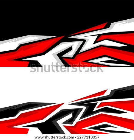 vector racing and sports car body wrap sticker