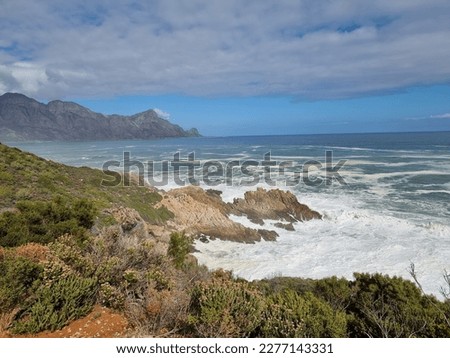 Pictures were taken between stops at Whale Coast Route in Western Cape, South Africa