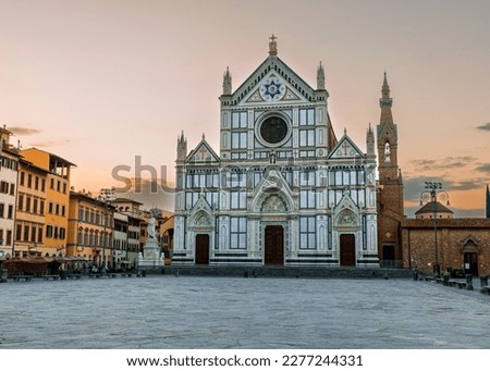 Church of Santa Croce in Florence , Italy