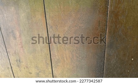 Iron wood planks are arranged with unique textures
