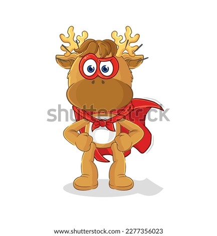 the moose heroes vector. cartoon character
