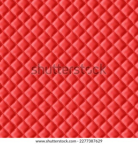 An Abstract Design of Seamless Upholstery Texture, Inspired by Vintage Style and Featuring a Combination of Leather and Fabric Materials. Aesthetic Background for Design, Advertising, 3D. Empty Space 