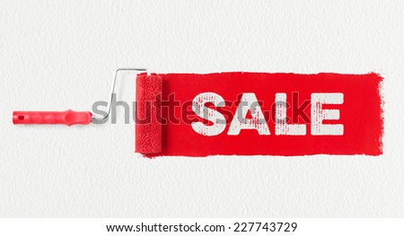 Paint roller showing sale