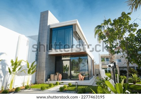 Outdoor Villa Interior design  dubai Royalty-Free Stock Photo #2277463195