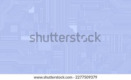 Electronics background. Vector tech concept - circuit board texture. Electronic circuits pattern. Royalty-Free Stock Photo #2277509379