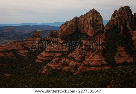 The view from the Wilson Mountain hiking trail near Sedona, Arizona Royalty-Free Stock Photo #2277531347
