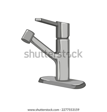 tap kitchen faucet cartoon. tap kitchen faucet sign. isolated symbol vector illustration