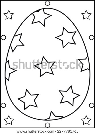 Easter Egg Coloring Pages for Kids