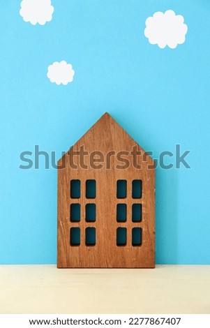 A studio photo of a conceptual house image