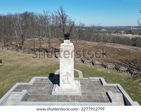 Gettysburg, Pennsylvania civil war memorial park. History in pictures.