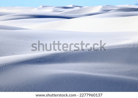 White Sands National Park in New Mexico, USA Royalty-Free Stock Photo #2277960137