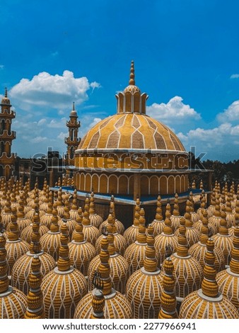 The 201 Dome Mosque is a large mosque under construction in South Pathalia village, Bangladesh