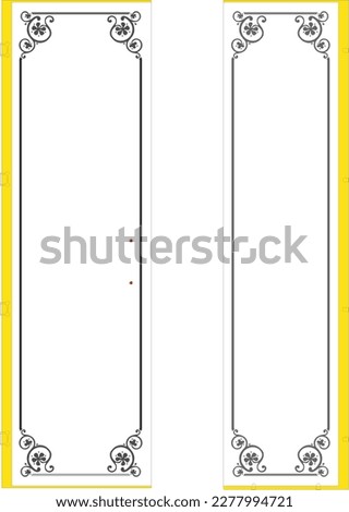 suitable for your vector patterned door designs